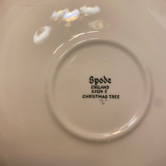Spode Christmas Tree Cup and Saucer - Picture 10 of 10